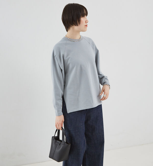 collex「サイドスリットフォルム裏毛プルオーバー」|スウェット・ジャージ|