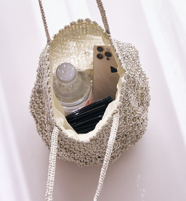 collex「【ANANS】SMALL マクラメ メタリック トートバッグ【予約】」|トートバッグ|