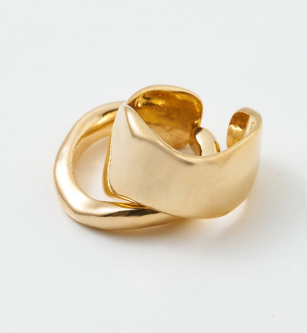 collex「【dignif／ディグニフ】ウェーブリングSET」|リング|