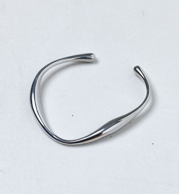 collex「【dignif】【金属アレルギー対応】ウェーブバングル」|ブレスレット・バングル|シルバー