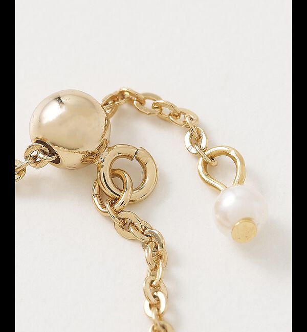 collex「【dignif】【金属アレルギー対応】パールチェーンリング」|リング|