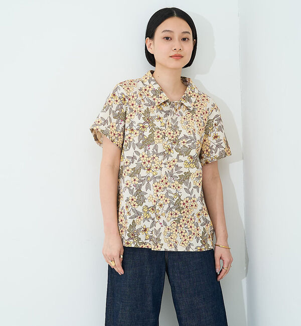 collex「ボタニカルプリントシャツ」|シャツ・ブラウス|