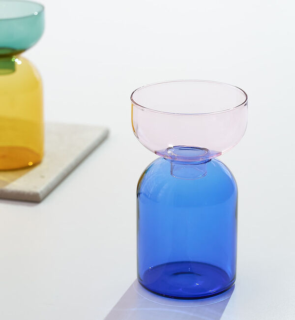 collex「【amabro/アマブロ】TWO TONE VASE　ツートン フラワーベース」|フラワーベース|ピンク系その他1