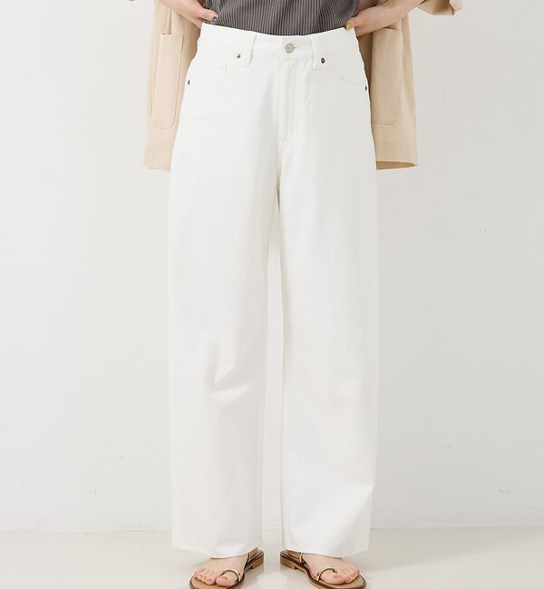 collex「定番人気！美シルエット　セミワイドデニム2」|デニム|