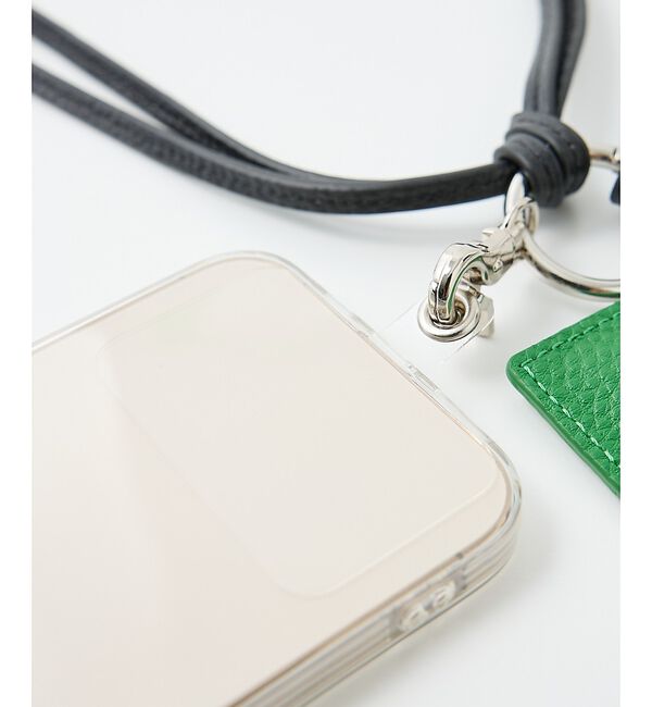 collex「【WEB限定】【BEAURE/ヴュレ】レザーモバイルリストストラップ」|モバイルケース|