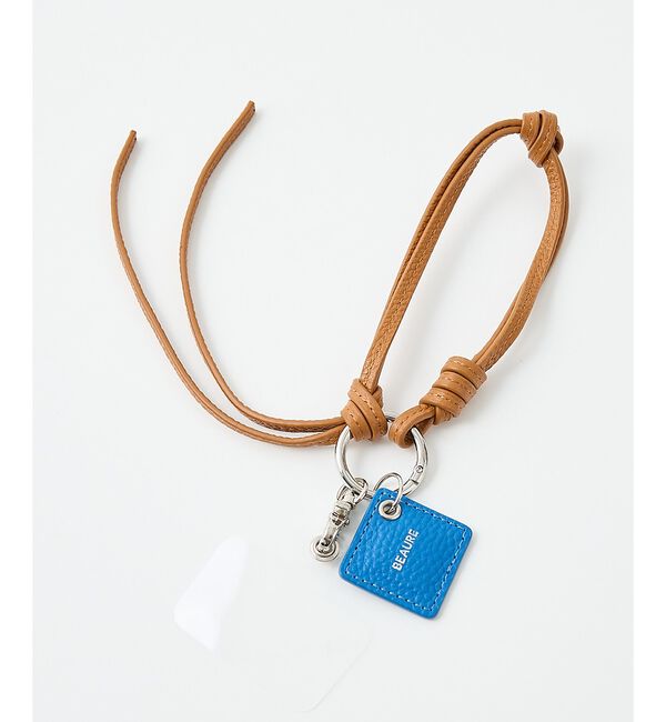 collex「【WEB限定】【BEAURE/ヴュレ】レザーモバイルリストストラップ」|モバイルケース|