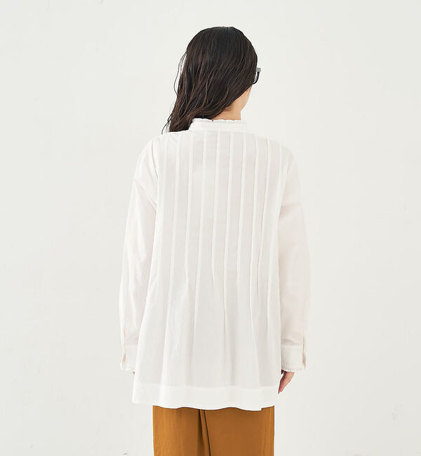 collex「タックフリルブラウス」|シャツ・ブラウス|