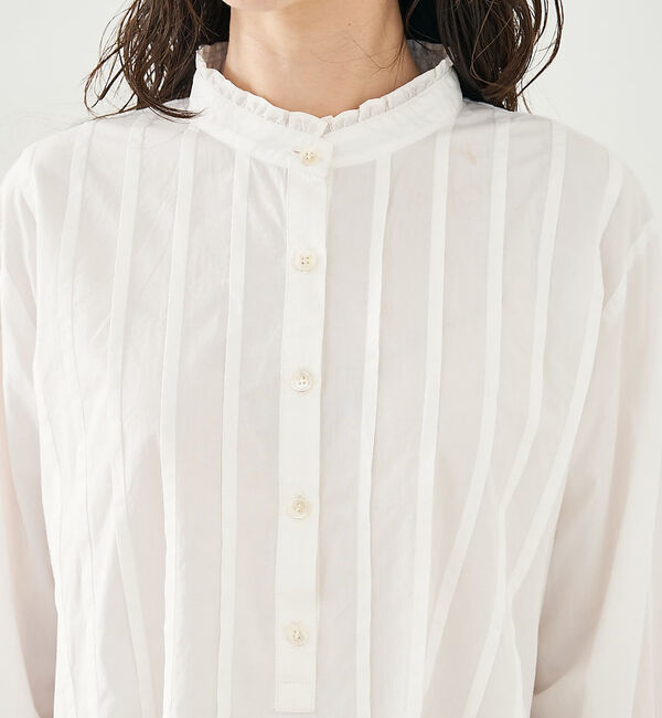 collex「タックフリルブラウス」|シャツ・ブラウス|