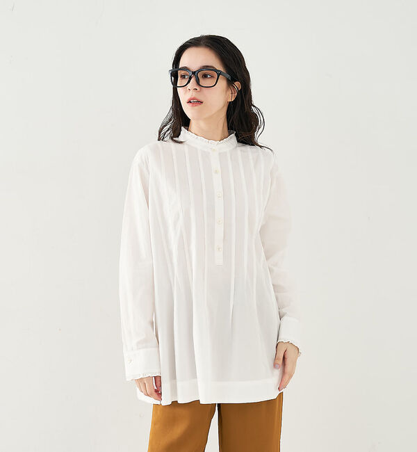 collex「タックフリルブラウス」|シャツ・ブラウス|