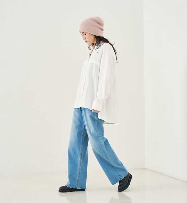 collex「フロント切替バックギャザーシャツ」|シャツ・ブラウス|