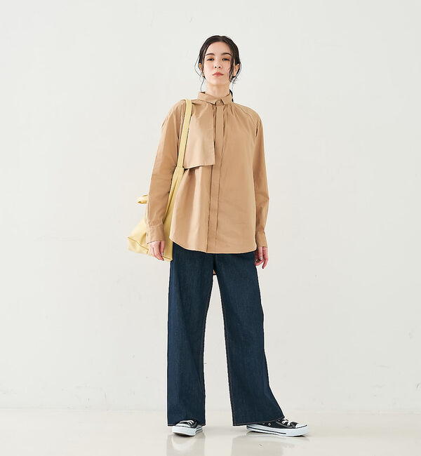 collex「フラップミニ衿ブラウス」|シャツ・ブラウス|