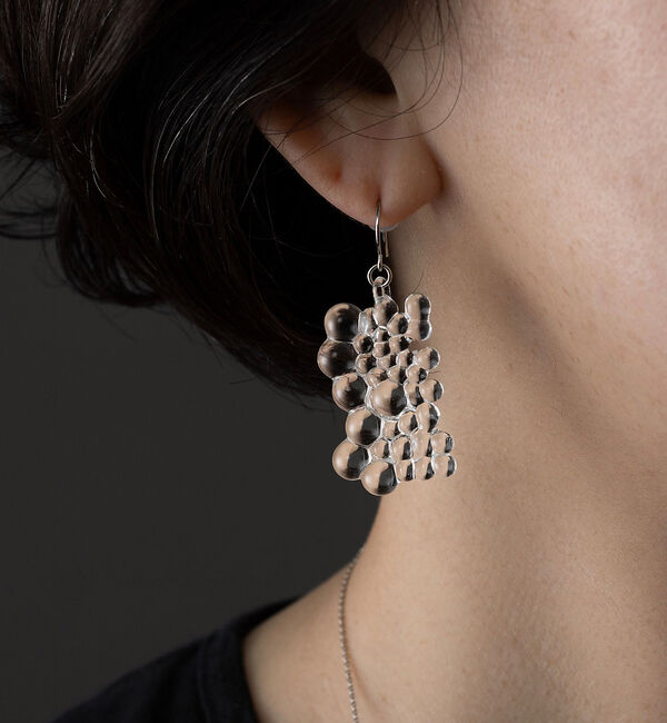 collex「【HARIO Lampwork Factory&times;vue.】ピアス 深雪」|ピアス|