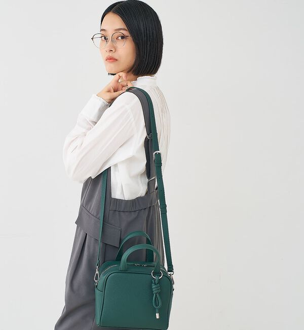 collex「チャーム付き 2WAYキューブボストン」|ボストンバッグ|