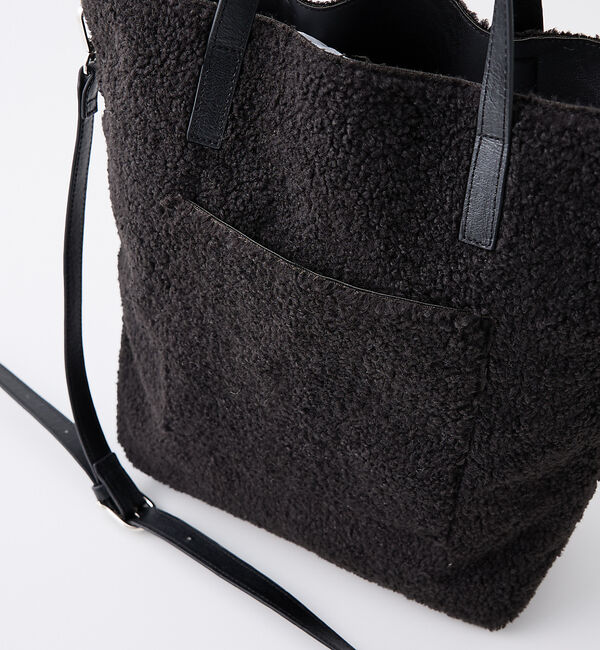 collex「2WAYリバーシブルボアトートバッグ」|トートバッグ|