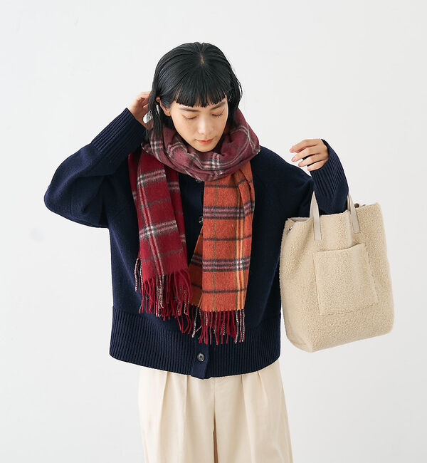 collex「2WAYリバーシブルボアトートバッグ」|トートバッグ|