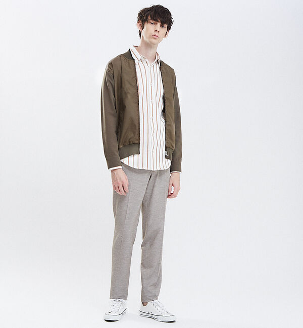 ABAHOUSE「【Recency of Mine】FLEX パリネハニカム パンツ」|スラックス|