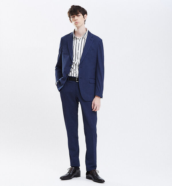 ABAHOUSE「【Recency of Mine】FLEX パリネハニカム パンツ」|スラックス|