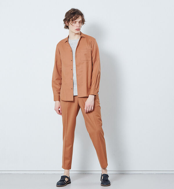 ABAHOUSE「【セットアップ対応】ライトウール スリム テーパード パンツ」|その他|