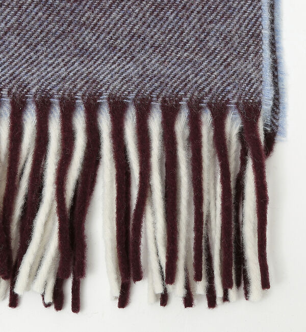 ABAHOUSE「イタリア製 ウール&times;カシミヤ チェック柄 マフラー 50&times;190」|マフラー|