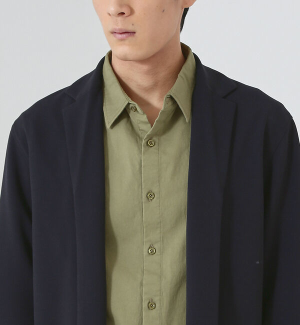 ABAHOUSE「【セットアップ対応】ハイストレッチ ジョーゼット ボタンレス ジャケット / カ」|その他|