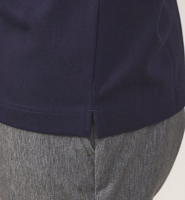 ABAHOUSE「【クルーネック】ポンチ 長袖 Tシャツ」|Tシャツ・カットソー|