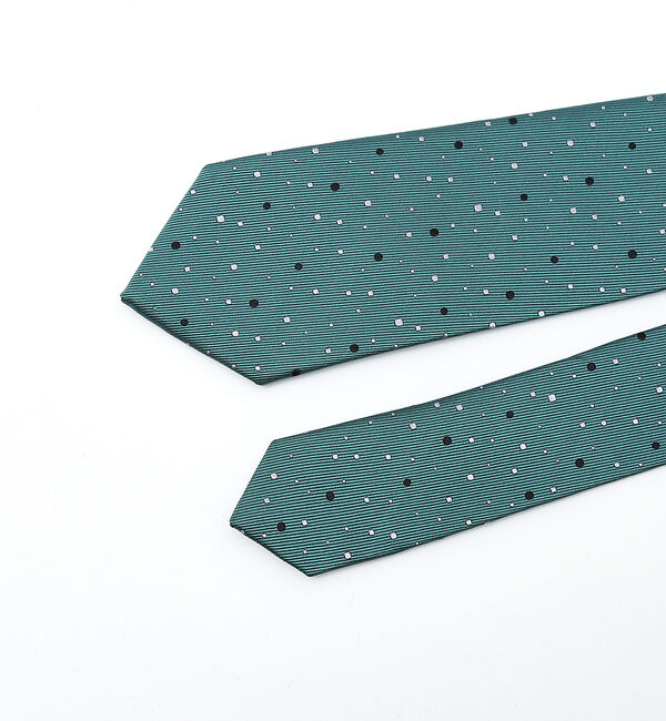 ABAHOUSE「【ドット柄】MADE IN JAPAN/シルクタイ/ネクタイ」|ネクタイ・蝶ネクタイ|