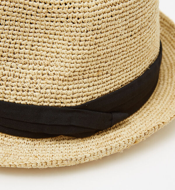 ABAHOUSE「【RUBEN/ルーベン】RAFFIA HAT/中折れラフィアハット」|その他|