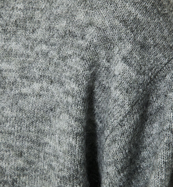 ABAHOUSE「アルパカブレンド シャギーニット カーディガン」|カーディガン|