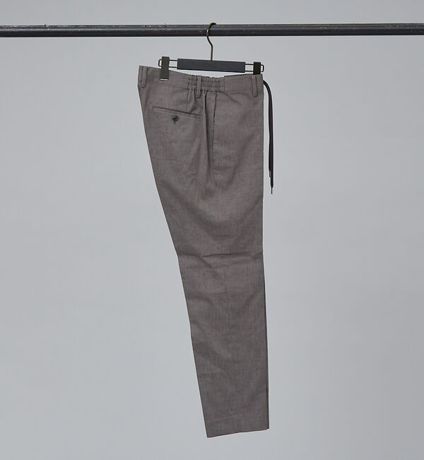 ABAHOUSE「【セットアップ対応】ソロストレッチ リネン テーパード パンツ / スラックス」|スラックス|