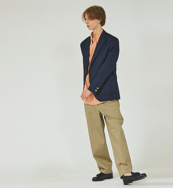 ABAHOUSE「【40周年】T/Wツイル ネイビーブレザー」|その他|