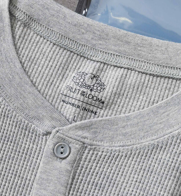 ABAHOUSE「【FRUIT OF THE LOOMxNUMBER(N)INE 】ヘンリーネック」|Tシャツ・カットソー|