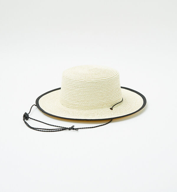 ABAHOUSE「【Ruben/ルーベン】CODE LONG BRIM STRAW HAT/コード」|その他|アイボリー