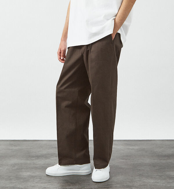 ABAHOUSE「1タック コットン ワイドトラウザーズ / ワイドパンツ」|その他|