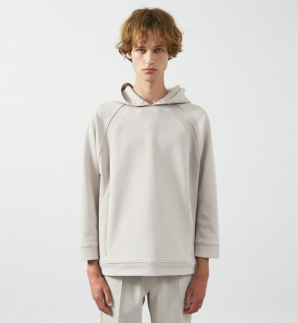 ABAHOUSE「【セットアップ対応】カルゼダンボール　プルオーバーパーカー」|パーカー|