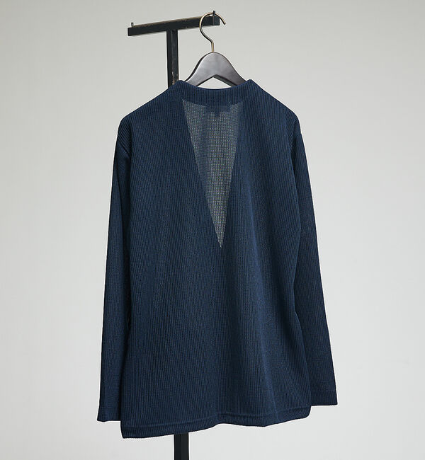 ABAHOUSE「シアージャージー  2ボタン 比翼 カーディガン」|カーディガン|