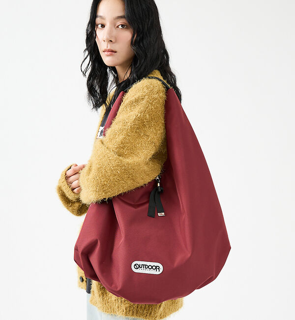 ABAHOUSE「【OUTDOOR PRODUCTS / アウトドアプロダクツ】Drop one」|ショルダー・メッセンジャー|レッド