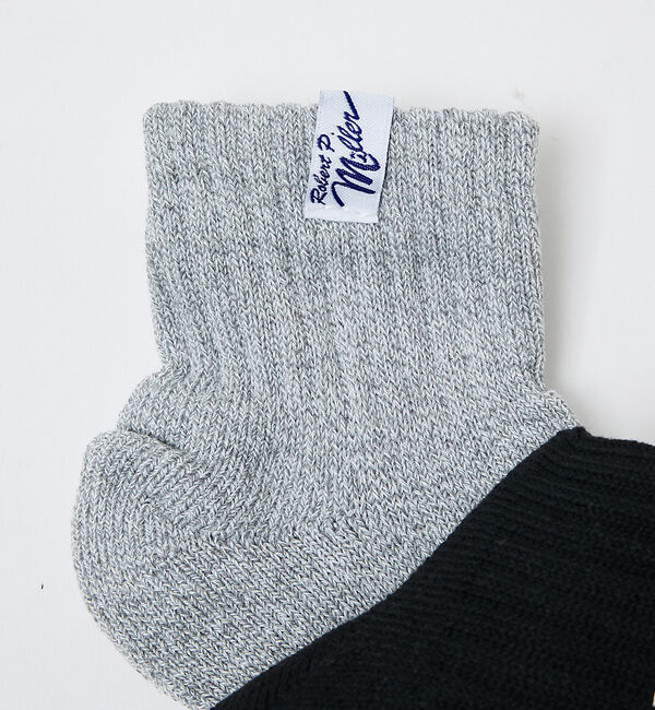ABAHOUSE「【Robert P.Miller/ロバートピーミラー】3P 無地ソックス/アソー」|ソックス|