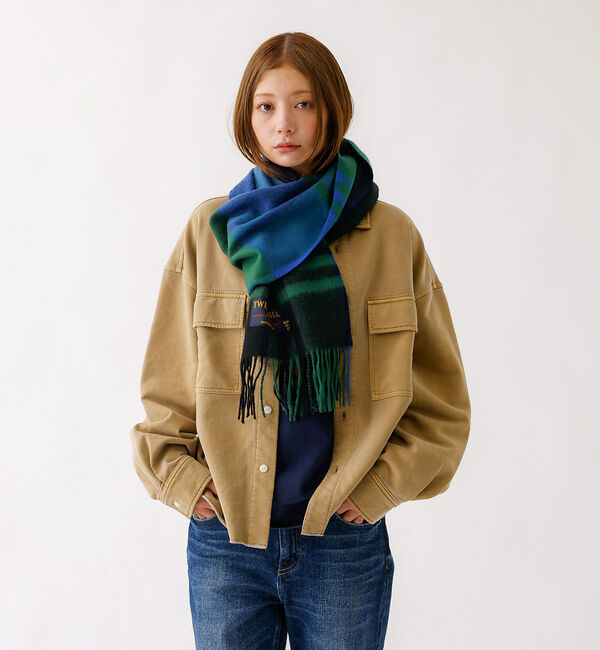 ABAHOUSE「【TWEEDMILL / ツイードミル】Lambswool Scarf  / ラ」|マフラー|