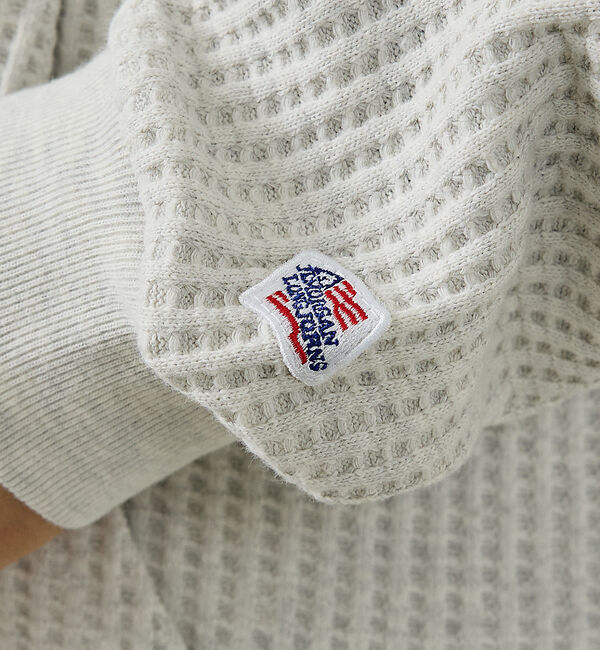 ABAHOUSE「【JEMORGAN /ジェーイーモーガン】ビッグワッフルWジップパーカー/フーデ」|パーカー|