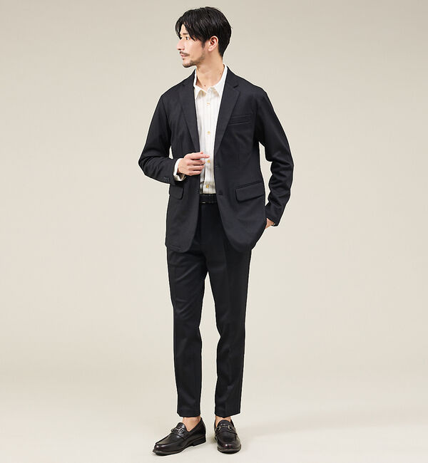 ABAHOUSE「【新型/セットアップ対応】ポンチ イージースラックス / 4WAYストレッチ /」|スラックス|