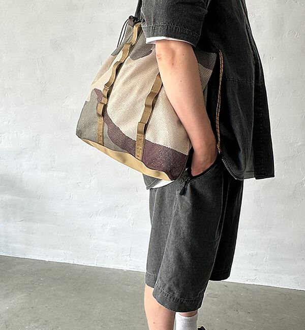 ABAHOUSE「【WEEKEND(ER)/ウィークエンダー】WKD　MESH　TOTE/ウィーク」|トートバッグ|