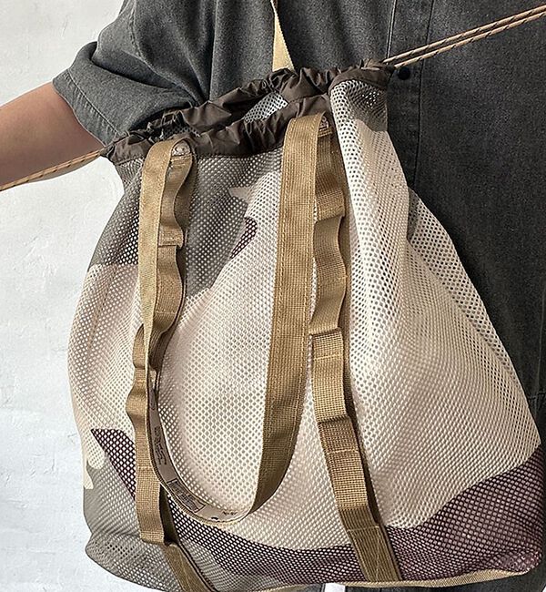 ABAHOUSE「【WEEKEND(ER)/ウィークエンダー】WKD　MESH　TOTE/ウィーク」|トートバッグ|
