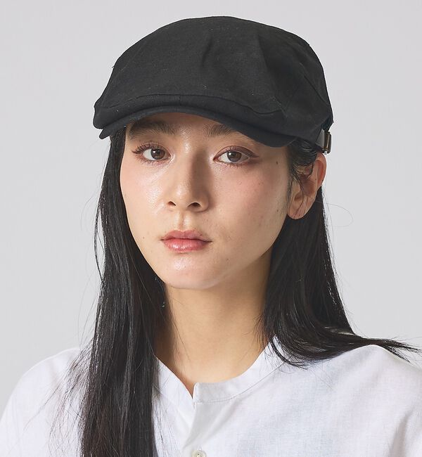 ABAHOUSE「【RUBEN/ルーベン】COTTON LINEN HUNTING/コットンリネン」|その他|ブラック