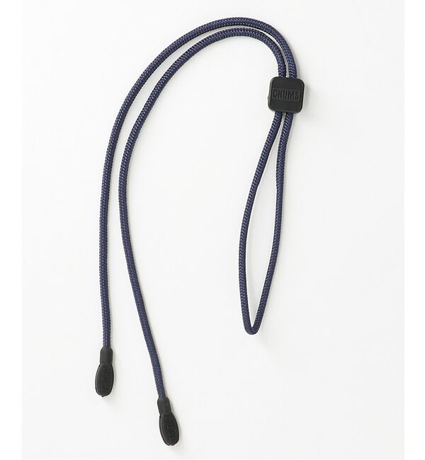 ABAHOUSE「【CHUMS / チャムス】スリップフィット3mmロープ / 眼鏡ストラップ」|ソックス|ネイビー