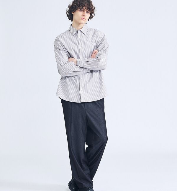 ABAHOUSE「【セットアップ対応】デニムライクツイル ワイド イージーパンツ」|その他|