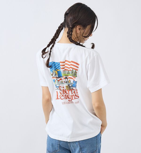 ABAHOUSE「【SIERRA DESIGNS / シエラデザインズ】AMERICAN CAMP」|Tシャツ・カットソー|ホワイト