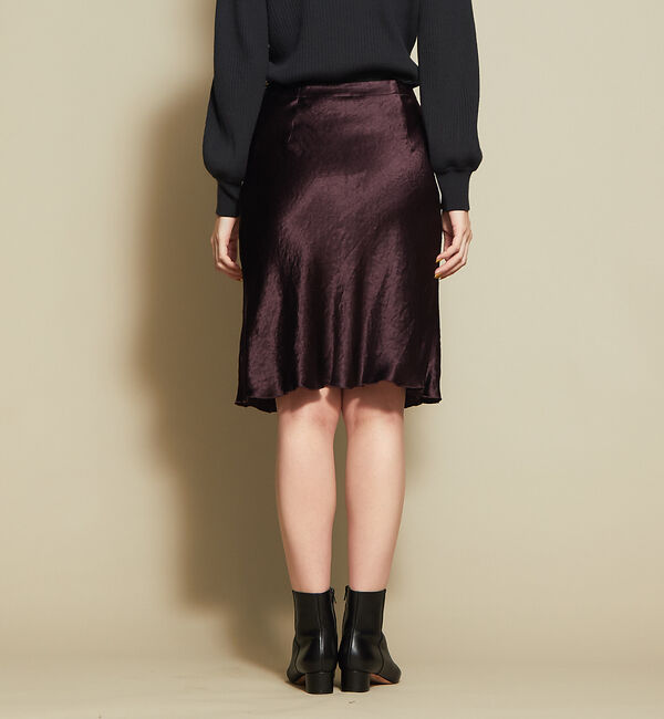 Rouge vif「【BAILA&times;佐藤佳菜子コラボ】サテンミニスカート」|スカート|