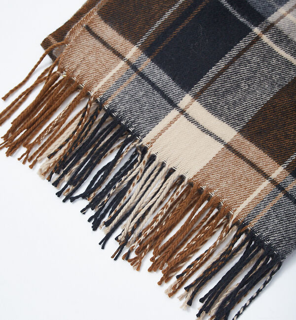 Rouge vif「起毛チェックストール」|マフラー|