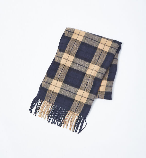 Rouge vif「起毛チェックストール」|マフラー|