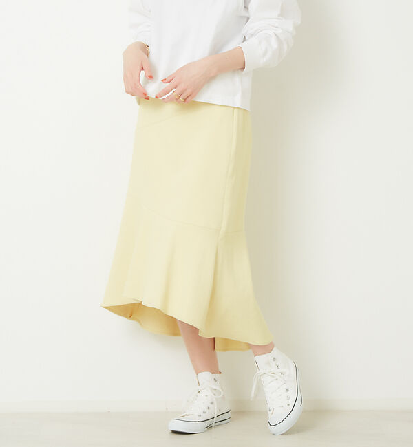 Rouge vif「バックテールマーメイドスカート」|スカート|イエロー